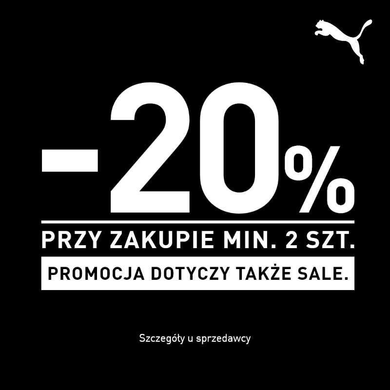 Podstawowa grafika wpisu:-20% przy zakupie min. 2 szt. dotyczy także sale. Szczegóły u sprzedawcy.