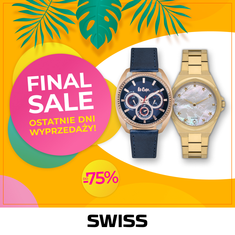 Podstawowa grafika wpisu:To już ostatnie dni wyprzedaży! Final Sale w butikach SWISS!