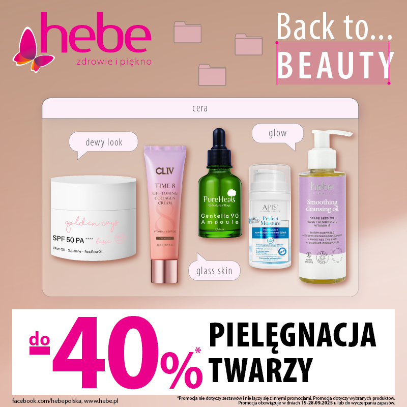 Podstawowa grafika wpisu:PIELĘGNACJA TWARZY do-40%