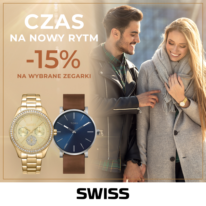 Podstawowa grafika wpisu:Czas na nowy rytm: -15% na wybrane modele zegarków