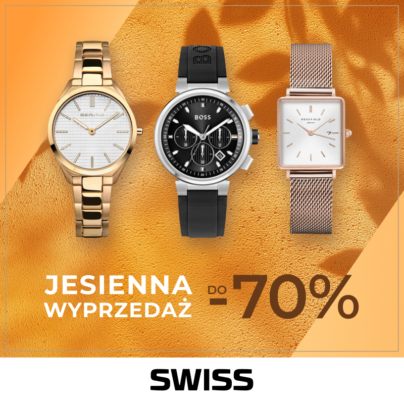 Podstawowa grafika wpisu:Jesienna Wyprzedaż już trwa – Zegarki do -70%