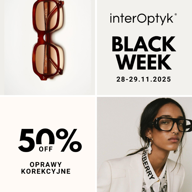 Podstawowa grafika wpisu:BLACK WEEK w Inter Optyk!
