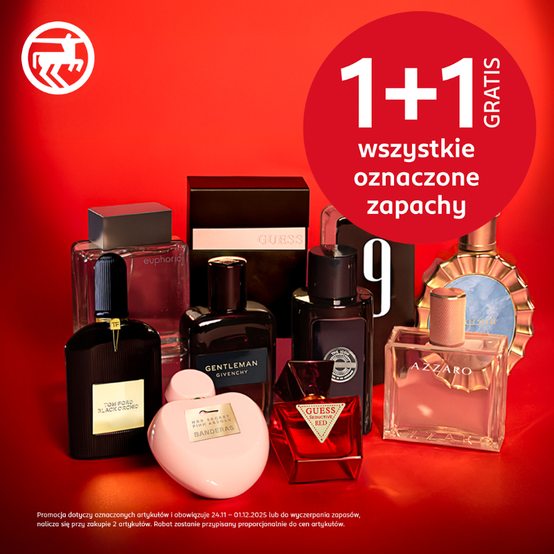 Podstawowa grafika wpisu:Rossmann podwaja przyjemność: 1+1 gratis na perfumy