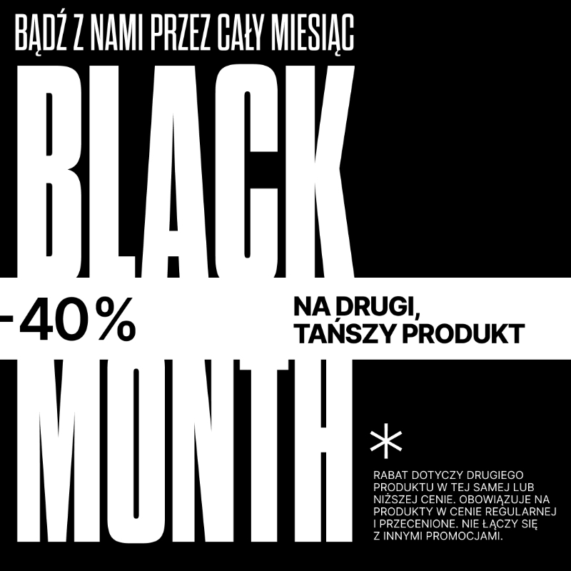 Podstawowa grafika wpisu:-40% NA DRUGI TAŃSZY PRODUKT