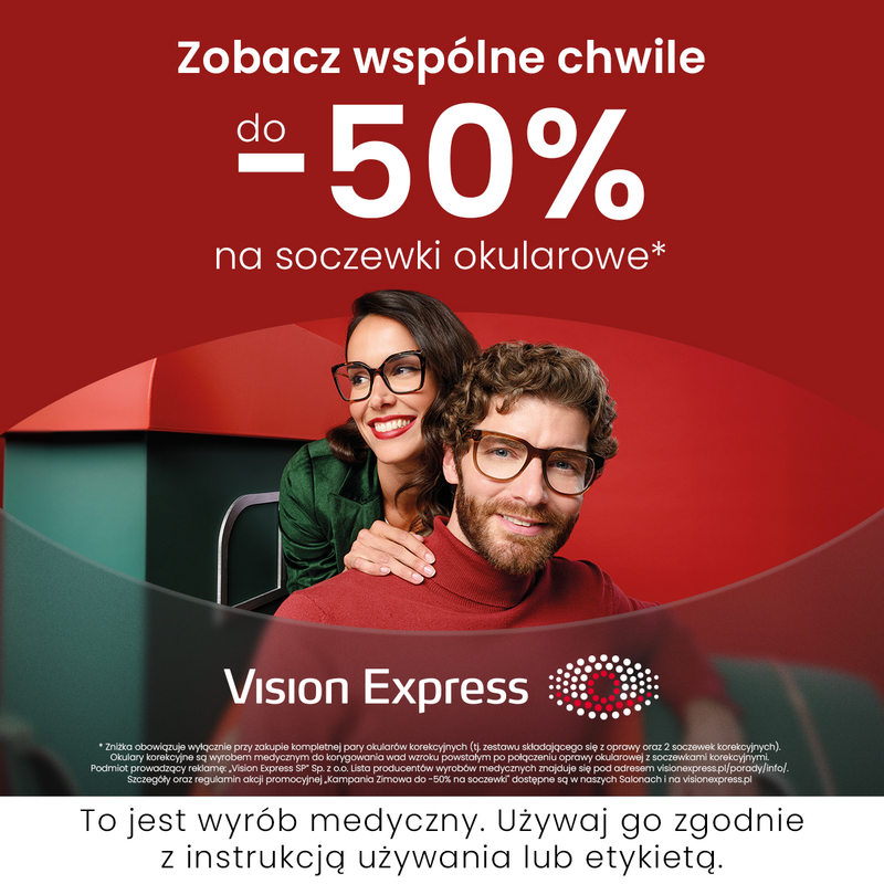 Podstawowa grafika wpisu:Zadbaj o dobry wzrok na Święta razem z Vision Express!