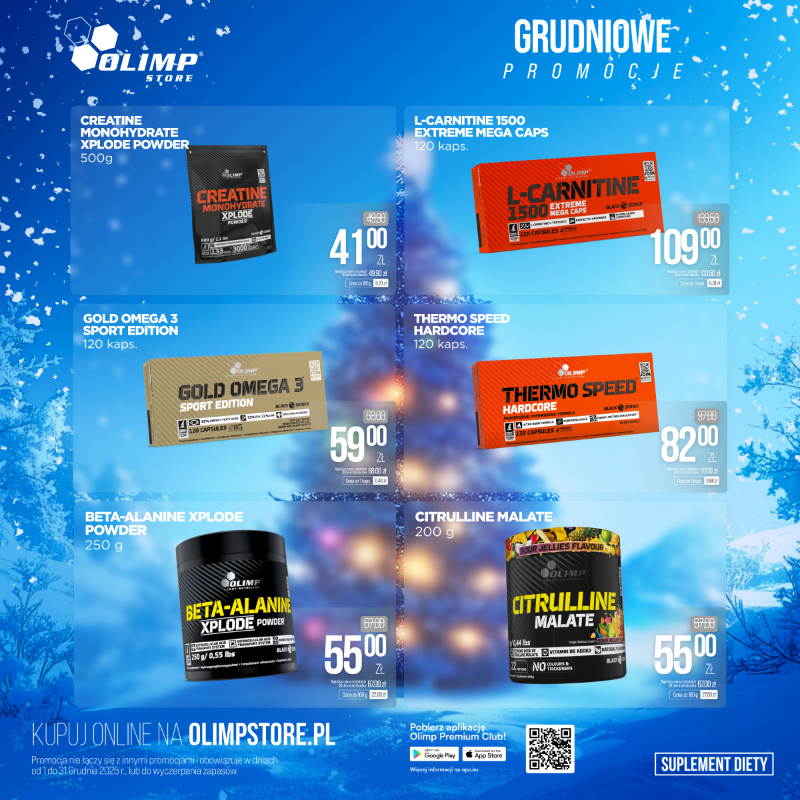 Podstawowa grafika wpisu:GRUDNIOWE PROMOCJE W OLIMP STORE!