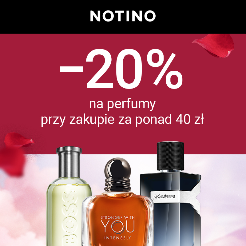 Podstawowa grafika wpisu:−20% na&nbsp;perfumy przy zakupie za&nbsp;ponad 40 zł