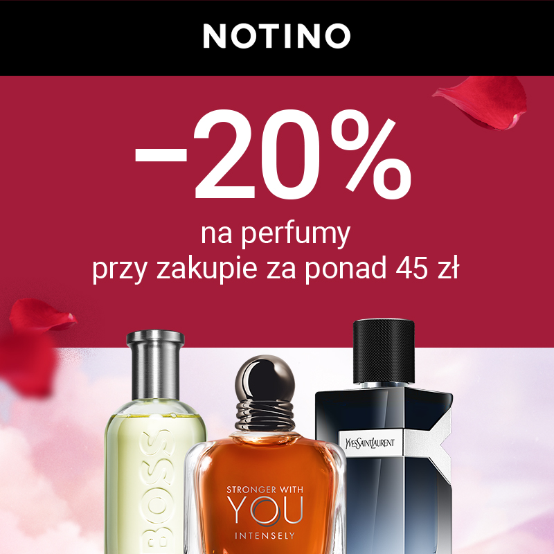 Podstawowa grafika wpisu:−20% na&nbsp;perfumy przy zakupie za&nbsp;ponad 45 zł