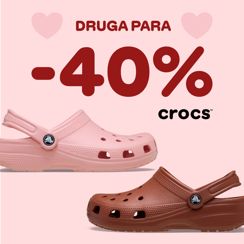 Podstawowa grafika wpisu:WALENTYNKI W&nbsp;CROCS – 40%