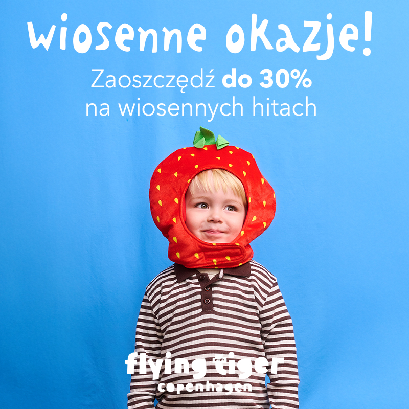 Podstawowa grafika wpisu:Wiosenne okazje z&nbsp;Flying Tiger Copenhagen!