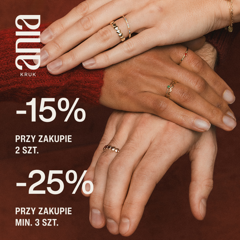 Podstawowa grafika wpisu:Nawet -25% w&nbsp;ANIA KRUK!