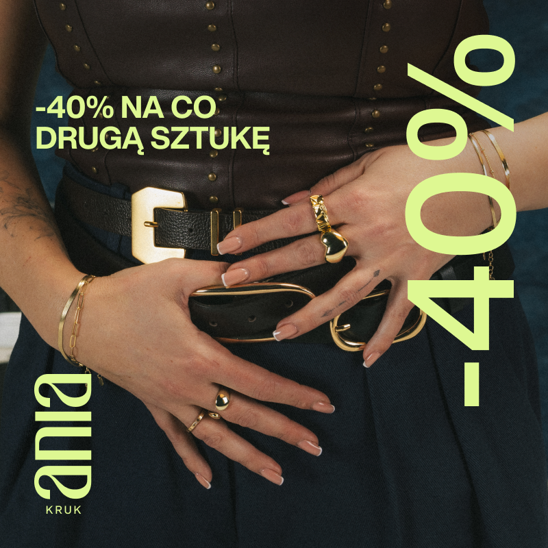 Podstawowa grafika wpisu:-40% na co drugą sztukę!