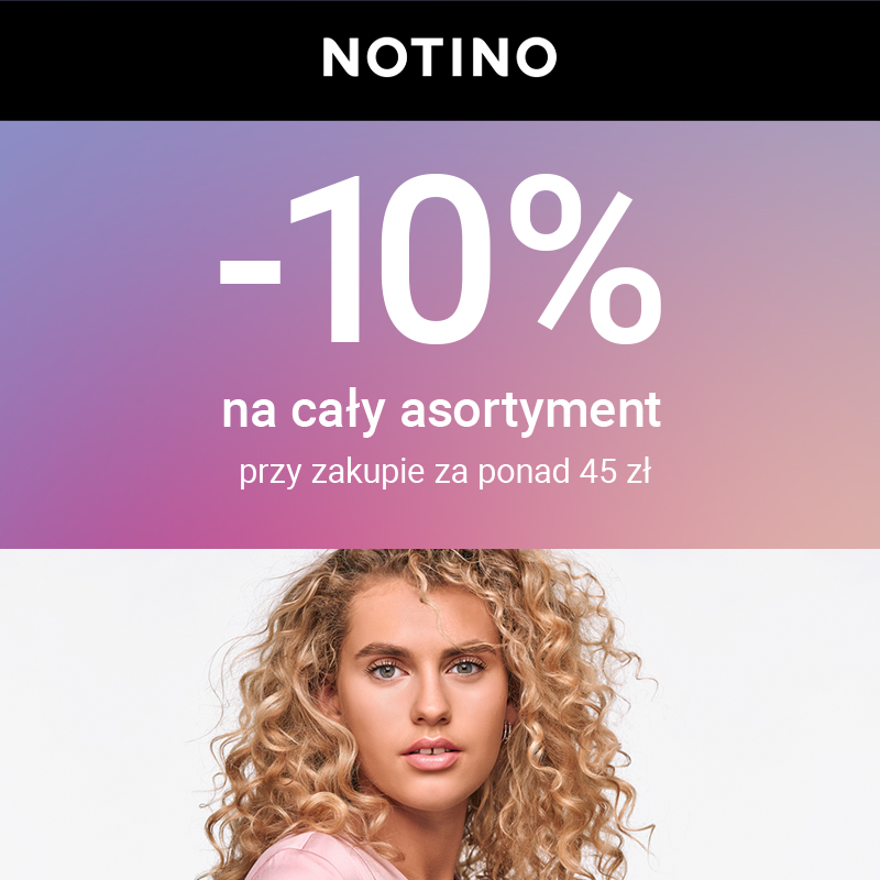 Podstawowa grafika wpisu:−10% na&nbsp;cały asortyment przy zakupie za&nbsp;ponad 45 zł