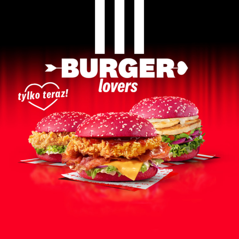 Podstawowa grafika wpisu:Różowe burgery od&nbsp;KFC na&nbsp;Walentynki!