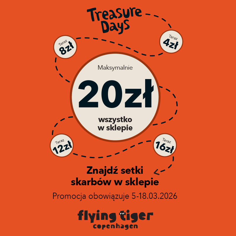 Podstawowa grafika wpisu:Treasure Days we&nbsp;Flying Tiger Copenhagen!