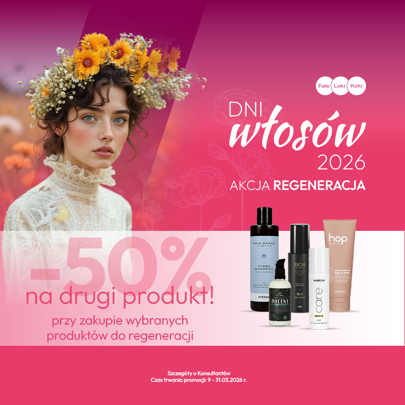 Podstawowa grafika wpisu:Drugi produkt 50% taniej – Dni Włosów 2026