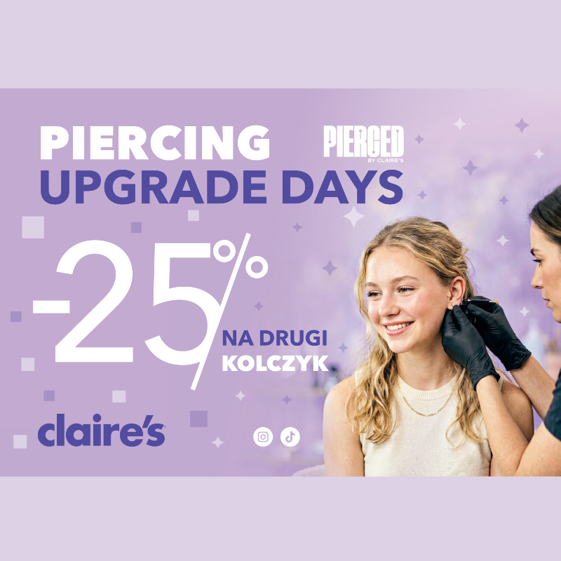 Podstawowa grafika wpisu:Piercing -25% na&nbsp;drugi kolczyk