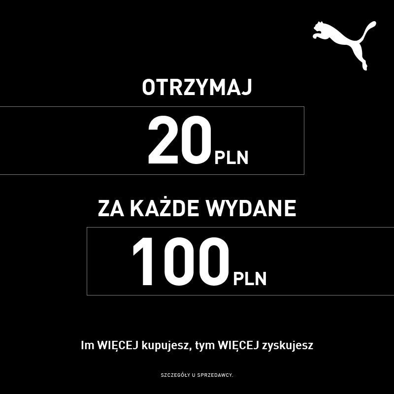 Podstawowa grafika wpisu:20 pln za&nbsp;każde wydane 100 pln. Szczegóły u&nbsp;sprzedawcy.