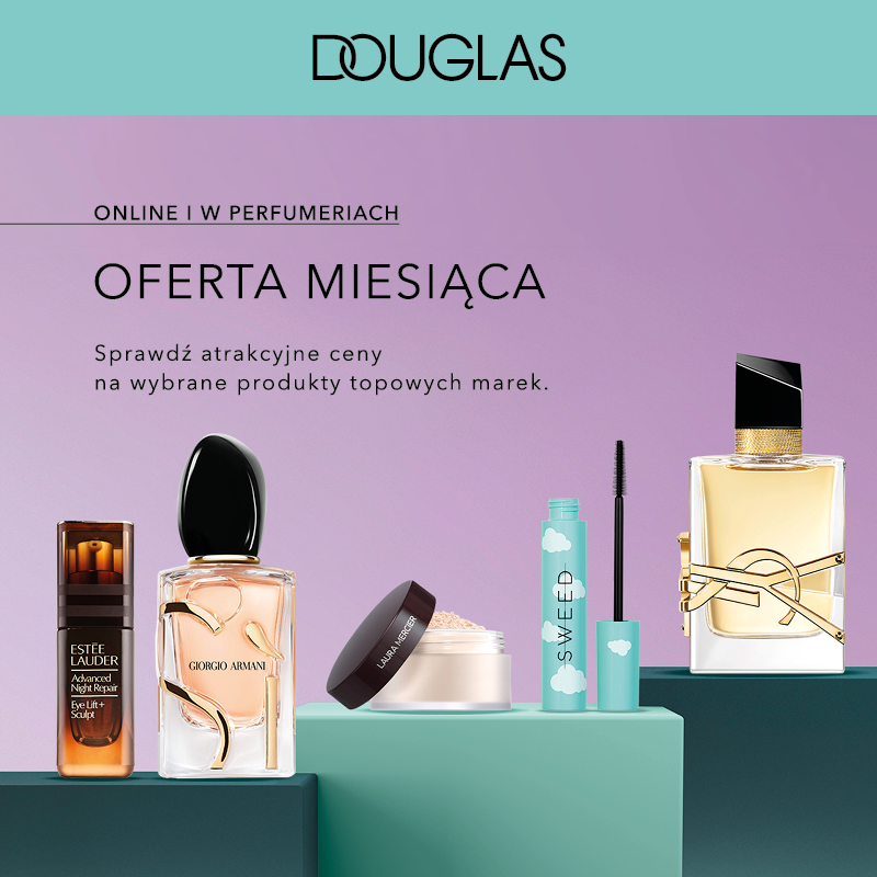 Podstawowa grafika wpisu:OFERTA MIESIĄCA W PERFUMERIACH DOUGLAS!