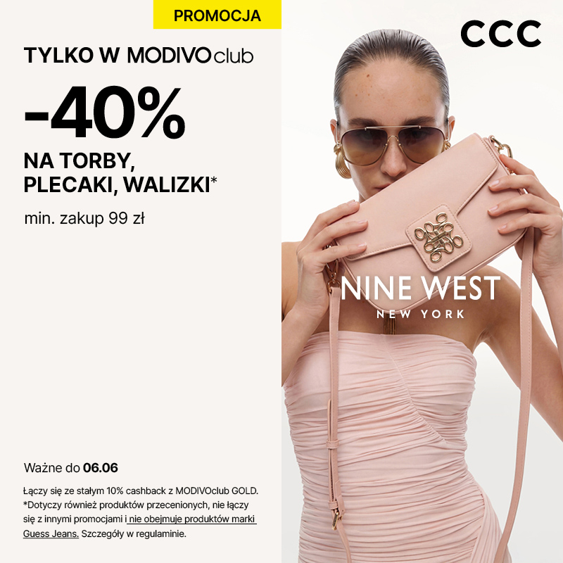 Podstawowa grafika wpisu:Klubowiczu MODIVOclub! Torby, plecaki i&nbsp;walizki aż&nbsp;40% taniej!