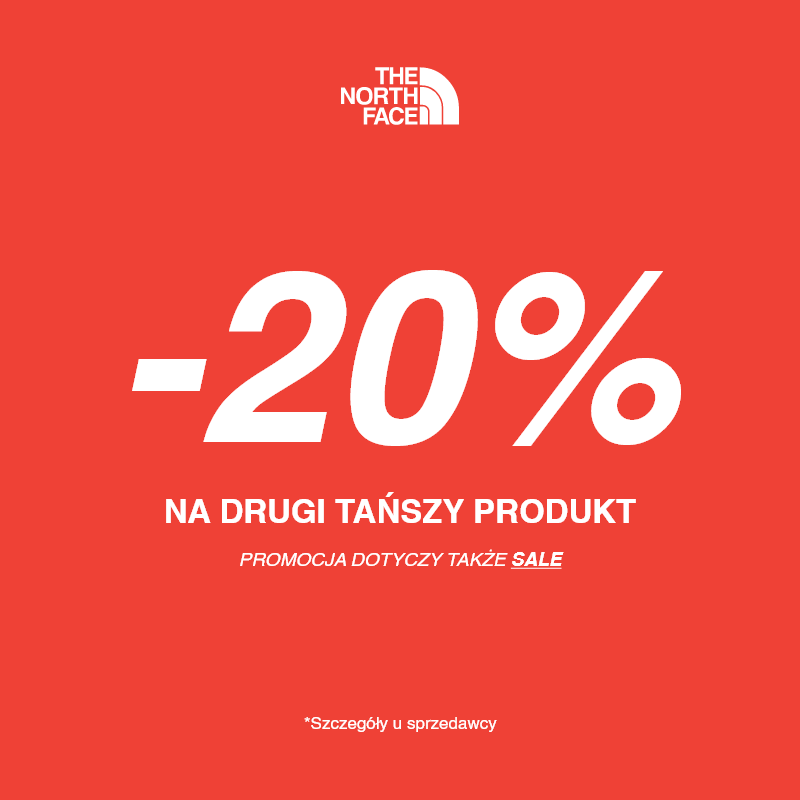 Podstawowa grafika wpisu:-20% na drugi tańszy produkt, dotyczy także sale. Szczegóły u sprzedawcy