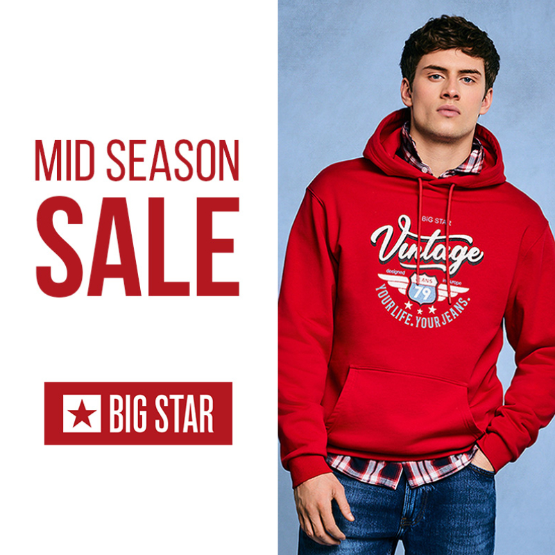 Podstawowa grafika wpisu:MID SEASON SALE W&nbsp;BIG STAR!