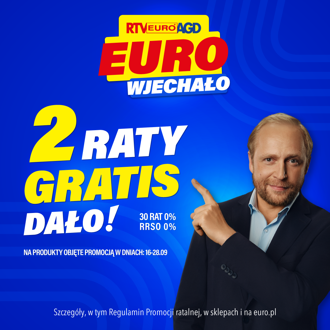 Podstawowa grafika wpisu:EURO wjechało i 2 raty gratis dało!