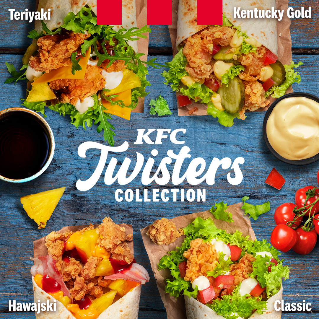 Podstawowa grafika wpisu:Którego wybierasz? Twisters Collection znów w KFC!