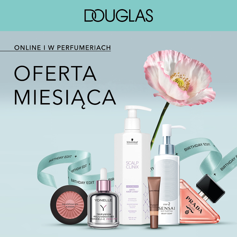Podstawowa grafika wpisu:OFERTA MIESIĄCA  W PERFUMERIACH DOUGLAS!